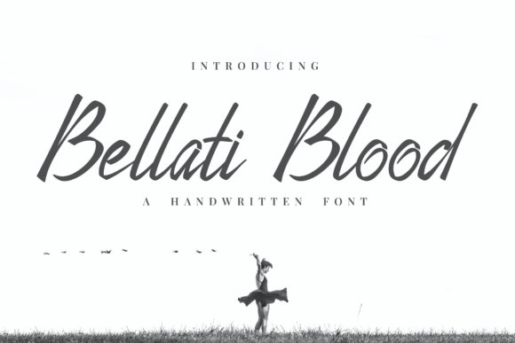 Bellati Blood: A Script Font for Editorial Elegance