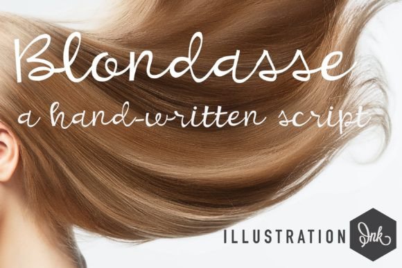 Blondasse: A Quirky Handwritten Font for Creative Branding