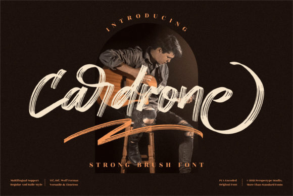 Cardrone: A Bold Script Font for Dynamic Campaigns