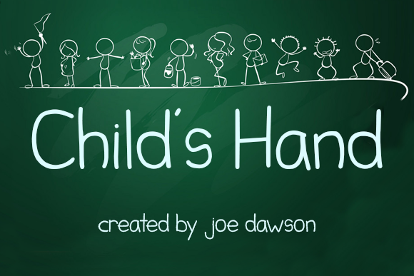 Child s Hand: A Simple Script Font for Real-World Branding