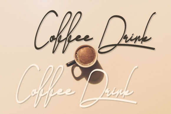 Coffee Drink: A Script Font for Editorial Design