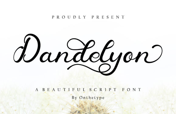 Dandelyon: A Script Font That Elevates Your Web Design