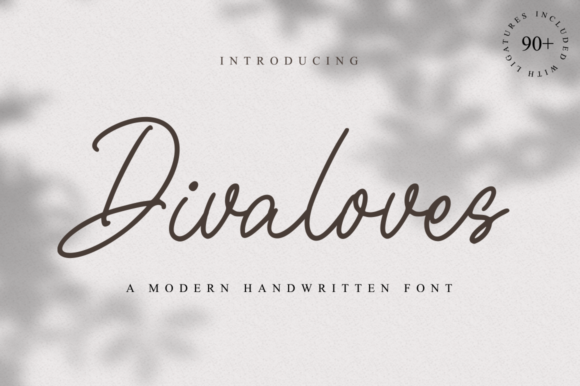 Divaloves: A Graceful Script Font for Editorial Design
