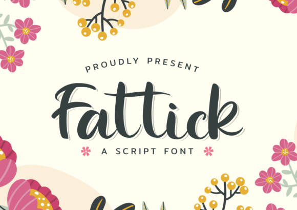 Fattick: A Versatile Script Font for Digital Design