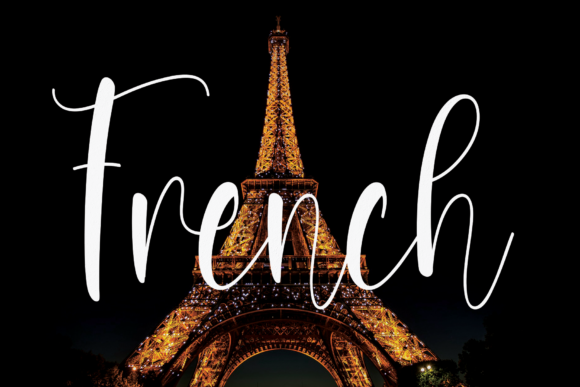 French: A Beautiful Script Font for Crafters and Designers
