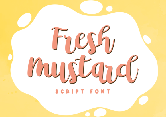 Fresh Mustard: A Script Font for Dynamic Digital Campaigns
