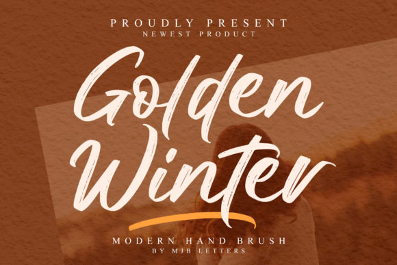 Golden Winter: A Script Font for Elegant Craft Projects