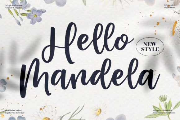 Hello Mandela: A Script Font for Editorial Grace