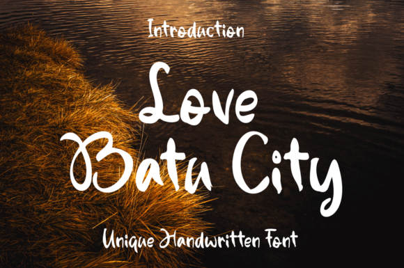 Love Batu City: A Script Font for Handmade Crafters and Designers