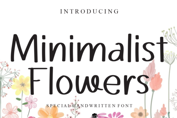 Minimalist Flowers: A Font That Breathes