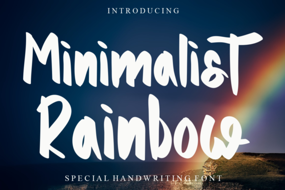 Minimalist Rainbow: A Font That Elevates Your Brand