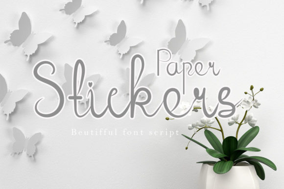 Paper Stikers: A Beautiful Script Font for Handmade Creators