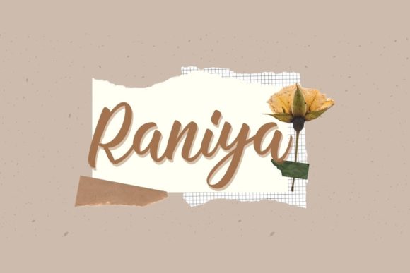Raniya: A Script Font That Elevates Digital Branding