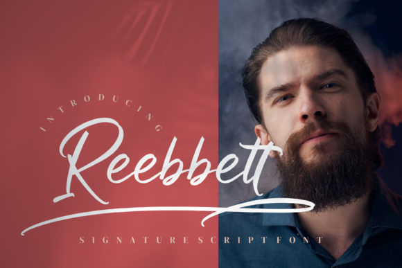 Reebbett: A Script Font for Editorial Elegance