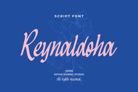 Reynaldoha: A Handwritten Font for Editorial Elegance