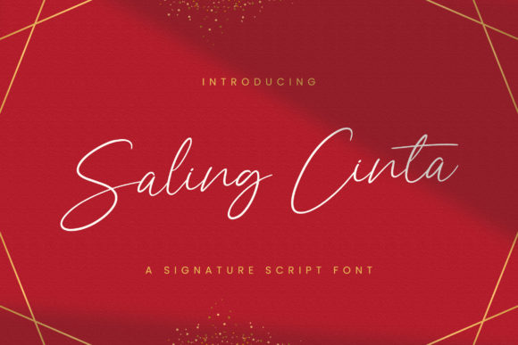 Saling Cinta Font for Engaging Visual Content