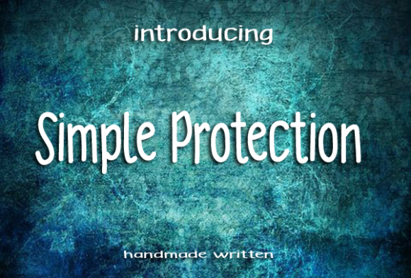 Simple Protection: A Font That Speaks Softly