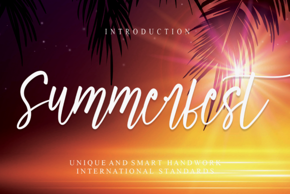 Summerfest: A Font for Heartfelt Design