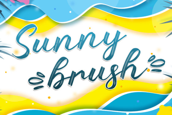 Sunny Brush: A Versatile Script Font for Digital Design