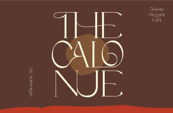 The Calonue: Elevating Campaigns with a Timeless Serif Font