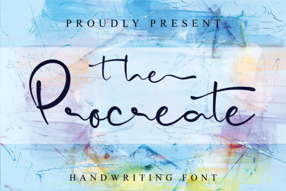 The Procreate: A Script Font for Elegant Editorial Design