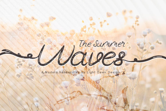 The Summer Waves Font: A Script Amp for Web Design