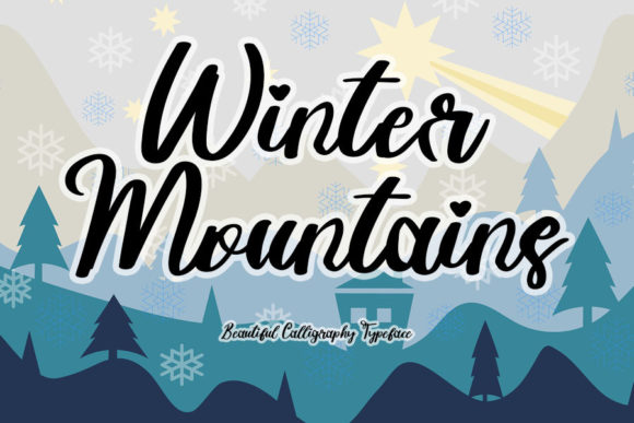 Winter Mountains Font Review: A Script Amp for Campaign Creativity