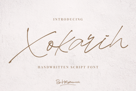 Xokarih: A Script Font That Elevates Editorial Design
